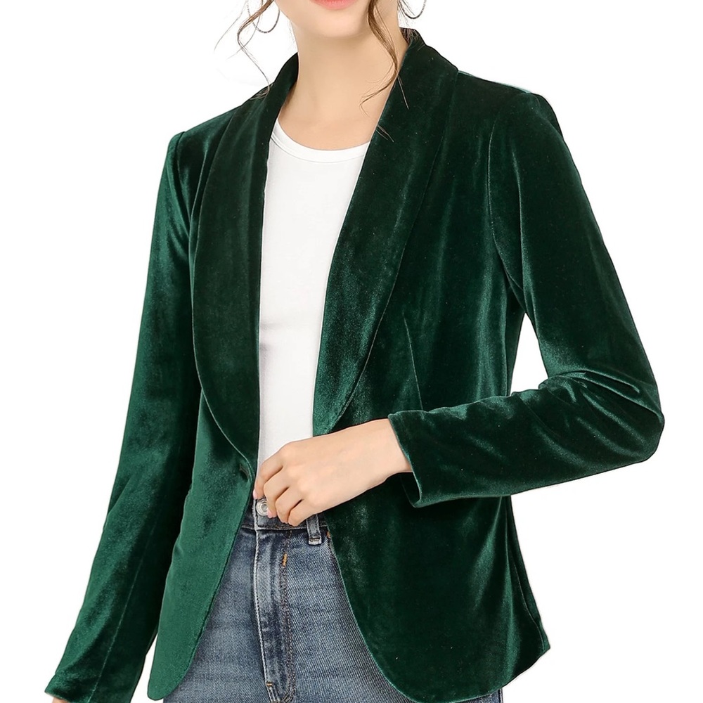 Velvet Green Blazer!